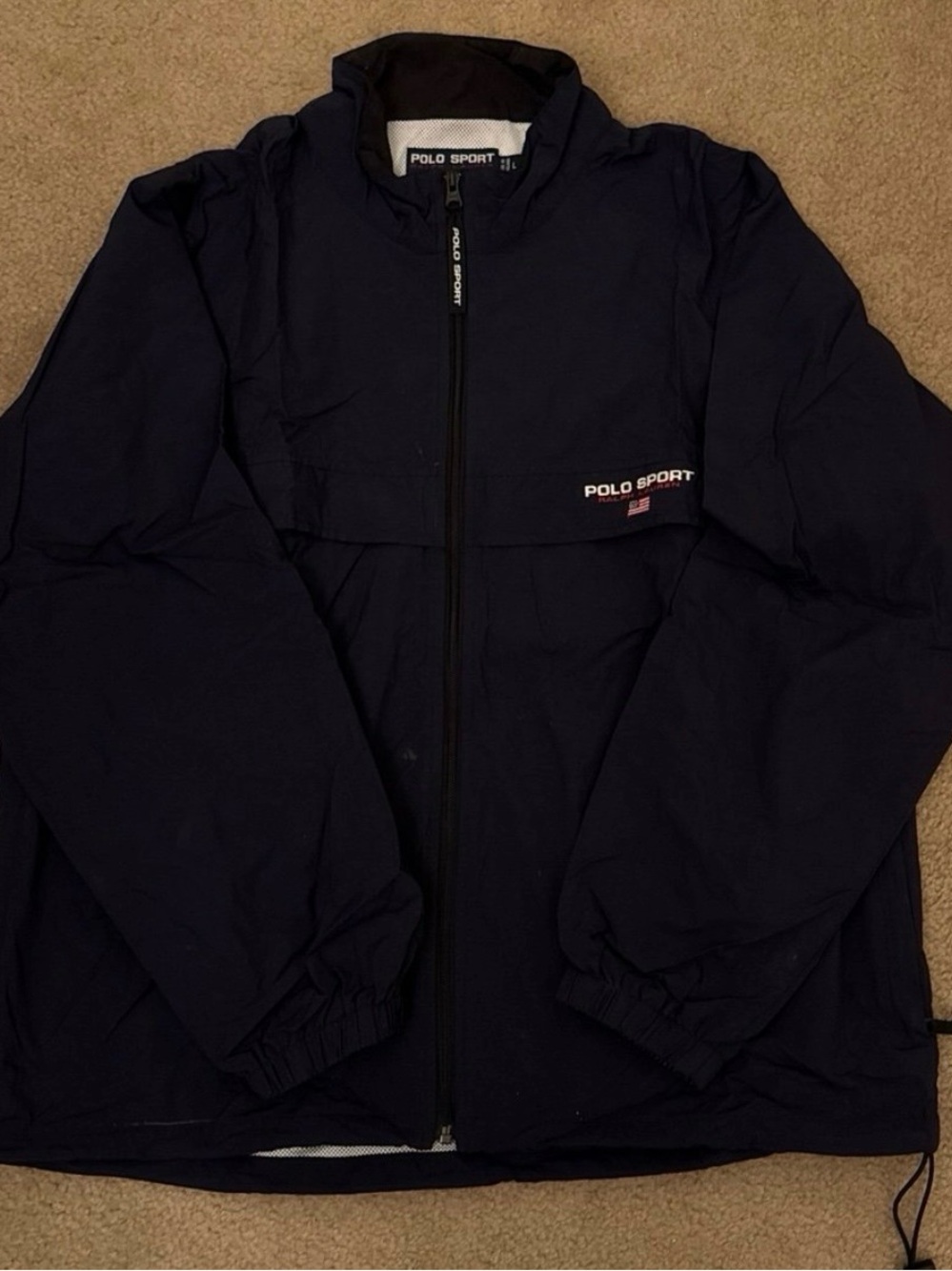 Polo by Ralph Lauren Navy Polo Sport Windbreaker Jacket